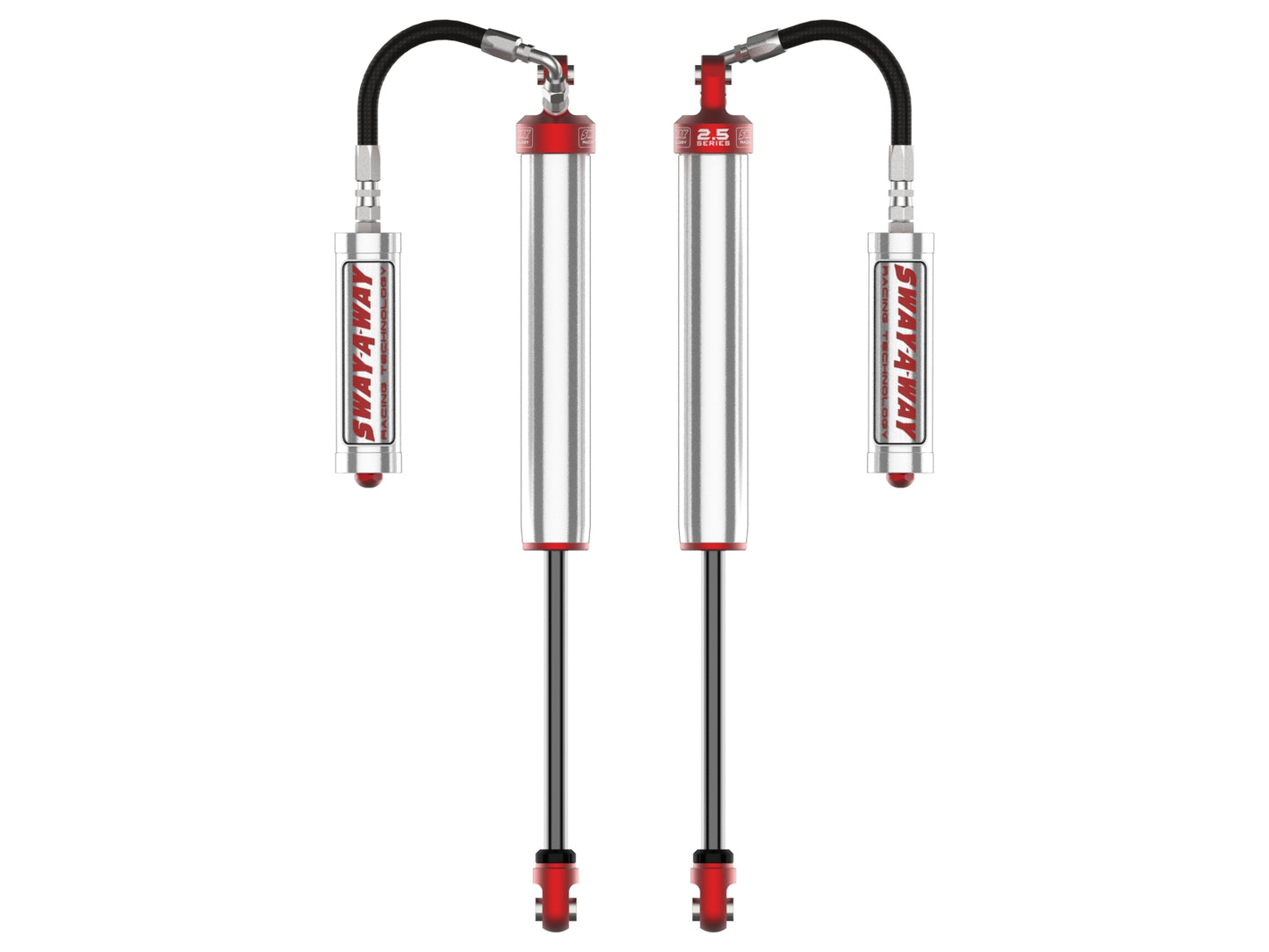 aFe Sway-A-Way 2.5 Rear Shock Kit w/ Remote Reservoirs for 2-3.5 IN Lift