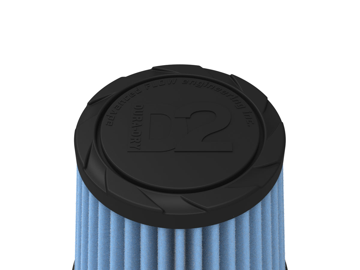 aFe Universal Clamp-On Air Filter w/ D2 Dura-Dry Media - 21-30001V