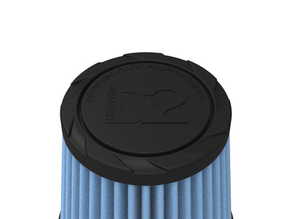 aFe Universal Clamp-On Air Filter w/ D2 Dura-Dry Media - 21-30001V