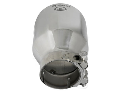 aFe Takeda 304 Stainless Steel Clamp-on Exhaust Tip Polished - 49T25404-P061