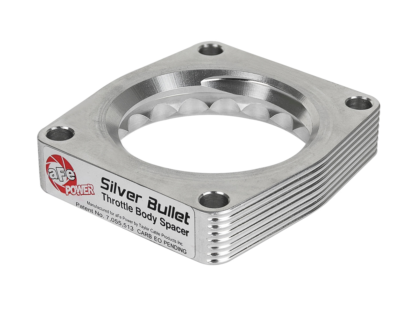 aFe Silver Bullet Billet Aluminum Throttle Body Spacer - 2017-2024 4.8L