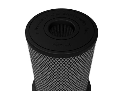 aFe Momentum Intake Replacement Air Filter w/ Black Pro 5R Media (Pair) - Flange Inside Diameter 3 in, Height 8 in