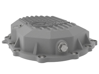 aFe Street Series Front Differential Cover Raw w/ Machined Fins - Chevy/GMC 2011-2020 6.0L/6.6L