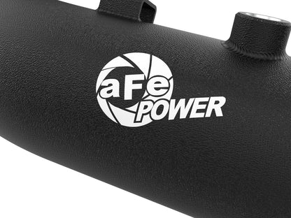 aFe BladeRunner Aluminum Hot and Cold Charge Pipe Kit Black - Ford 2023-2026 6.7L - 46-20684-B