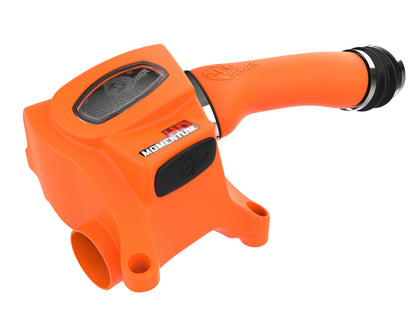 aFe Momentum HD Cold Air Intake System Orange w/ Pro DRY S Filter - 2008-2021 4.5L