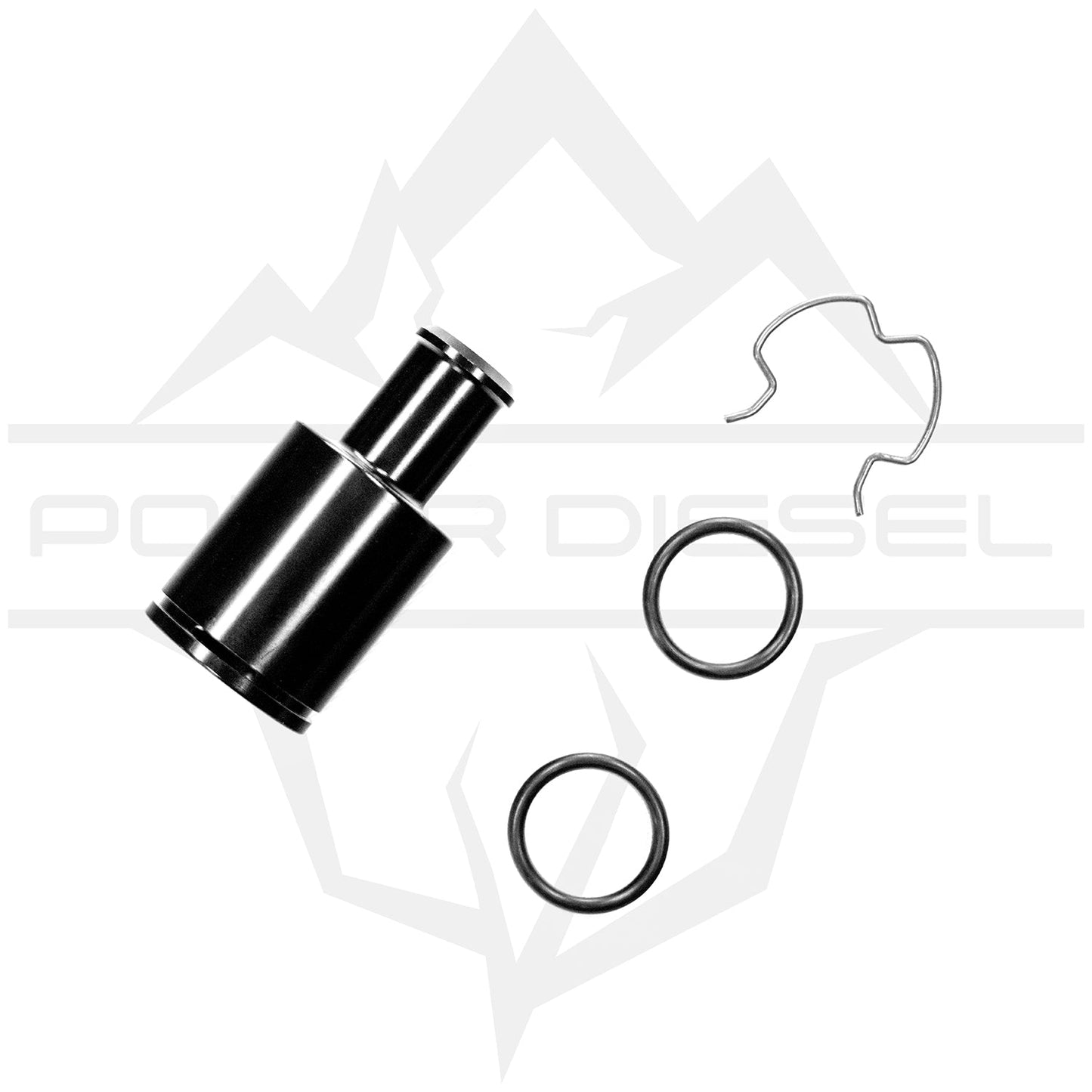 Polar 2000-2026 Duramax 6.6L Aluminum Coolant Firewall Fitting
