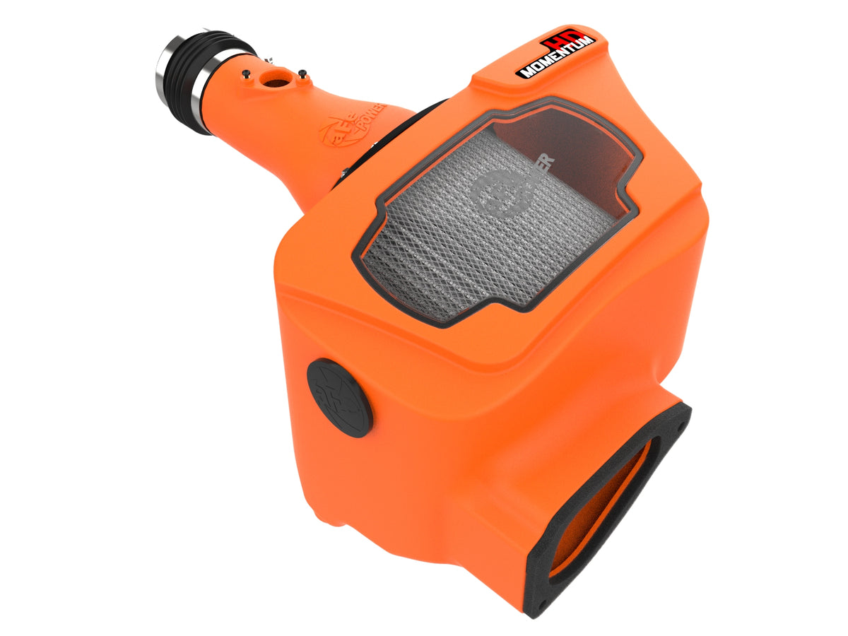 aFe Momentum HD Cold Air Intake System Orange w/ Pro DRY S Filter - 2022-2026 3.3L