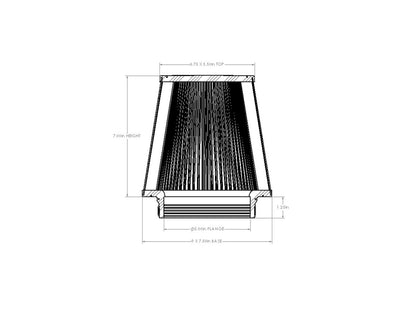 aFe Magnum FORCE Intake Replacement Air Filter w/ D2 Dura-Dry Media - 21-91064V