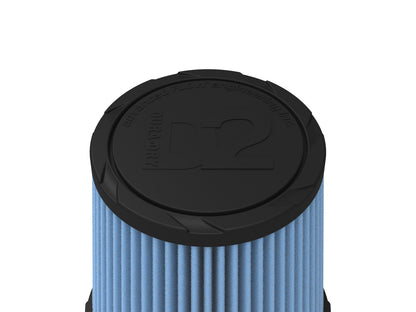 aFe Momentum Intake Replacement Air Filter w/ D2 Dura-Dry Media - Flange Inside Diameter 4.50 in, Base Diameter 6 in
