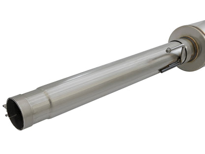 aFe Large Bore-HD 4 IN 409 Stainless Steel Cat-Back Exhaust System w/ Polished Tip - Dodge 2003-2004 5.9L