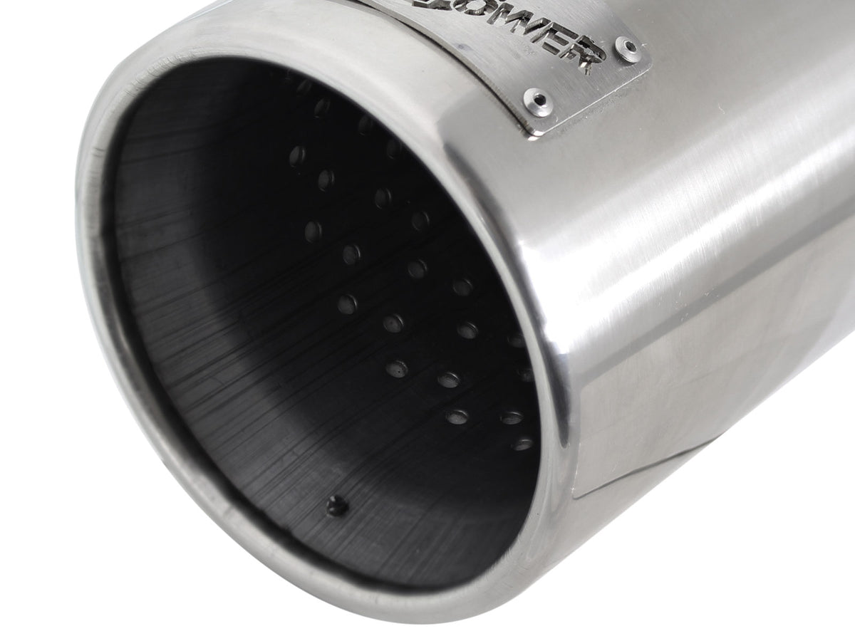 aFe MACH Force-Xp 304 Stainless Steel Clamp-on Exhaust Tip Polished - 49-92043-P