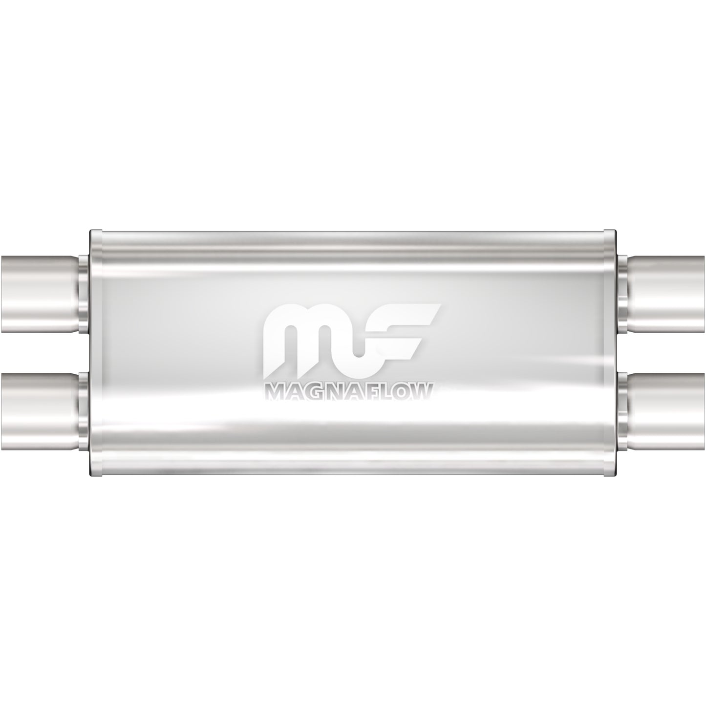 MagnaFlow 2.5 in/2.5 in Dual/Dual; 5 in x 18 in x 8 in Body Muffler 12468