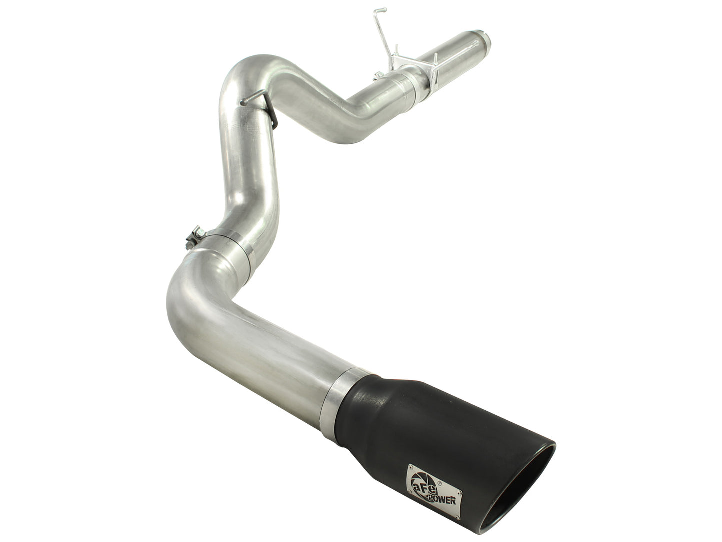 aFe ATLAS 5 IN Aluminized Steel DPF-Back Exhaust System w/Black Tip - Dodge/Ram 2007-2012 6.7L