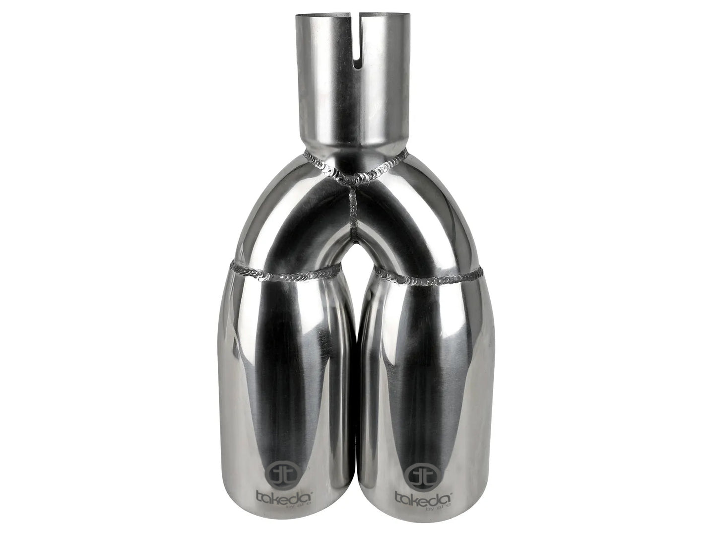 aFe Takeda 304 Stainless Steel Clamp-on Exhaust Tip Polished - 49T25374-P121