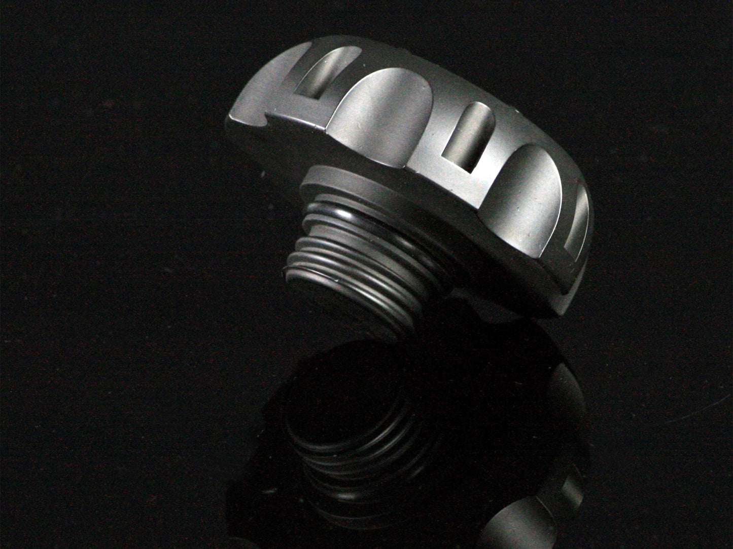 aFe Machined Billet Aluminum Oil Fill Cap - Matte Black - Dodge/Ram 2003-2014 5.9L/6.7L