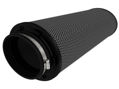 aFe Magnum FORCE Intake Replacement Air Filter w/ Black Pro 5R Media - Flange Inside Diameter 6.75 x 5 in, Height 18 in