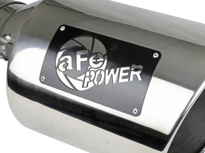aFe MACH Force-Xp 304 Stainless Steel Clamp-on Exhaust Tip Polished - 49T50801-P15