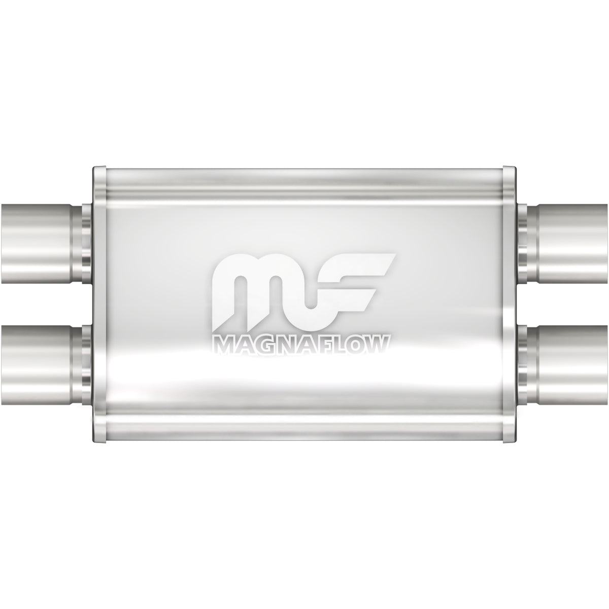 MagnaFlow 2.5 in/2.5 in Dual/Dual; 4 in x 11 in x 9 in Body Muffler 11379
