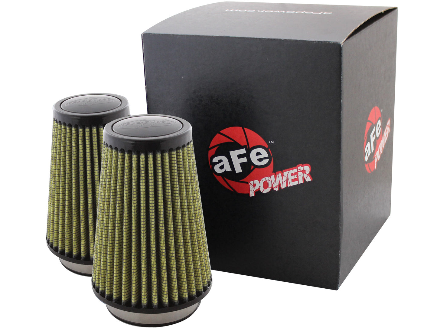 aFe Magnum FORCE Intake Replacement Air Filter w/ Pro GUARD 7 Media (Pair) - Height 7 in