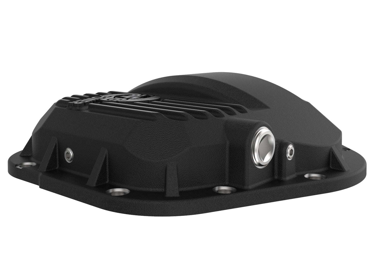 aFe Pro Series Dana 60 Front Differential Cover Black w/ Machined Fins