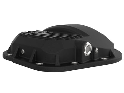 aFe Pro Series Dana 60 Front Differential Cover Black w/ Machined Fins