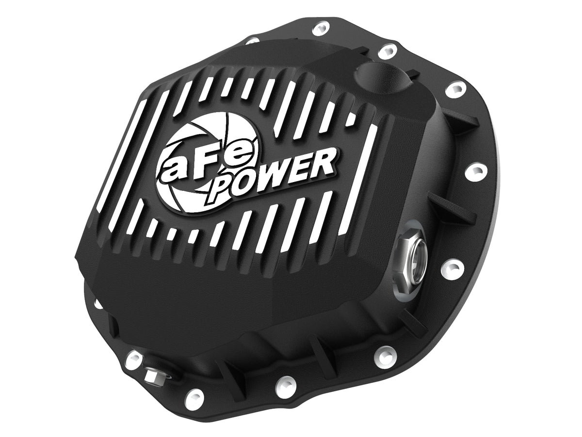 aFe Pro Series Rear Differential Cover Black w/ Machined Fins - Ram 2019-2026 6.4L/6.7L
