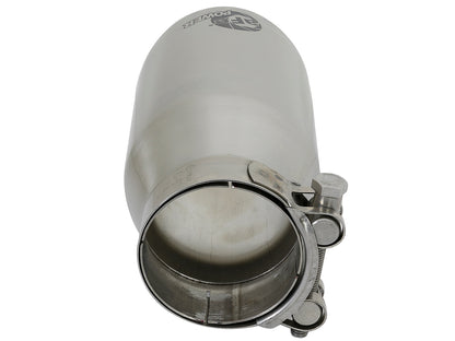 aFe MACH Force-Xp 304 Stainless Steel Clamp-on Exhaust Tip Polished - 49T25354-P07