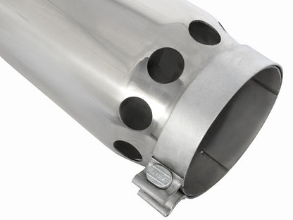 aFe MACH Force-Xp 304 Stainless Steel Intercooled Clamp-on Exhaust Tip Polished - 49T50601-P161