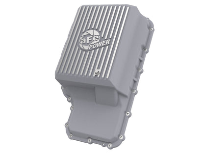 aFe Street Series Transmission Pan Raw w/ Machined Fins - Ford 2020-2022