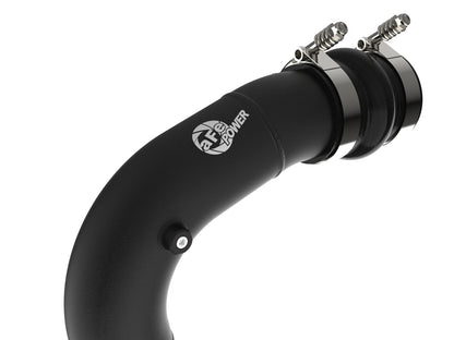 aFe BladeRunner 3 IN Aluminum Hot and Cold Charge Pipe Kit Black - Ford 2008-2010 6.4L