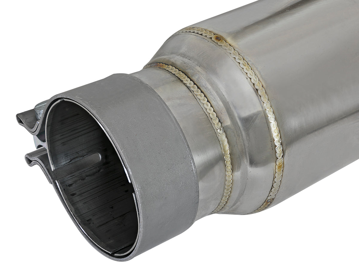 aFe MACH Force-Xp 304 Stainless Steel 2.5 IN Inet/Outlet Resonator 16 IN L
