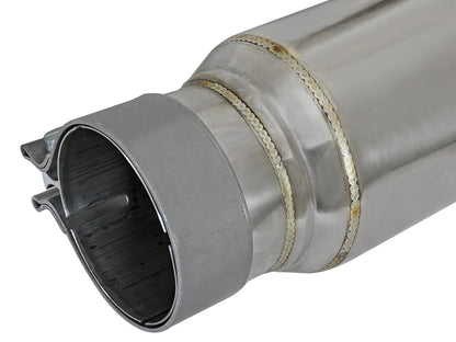 aFe MACH Force-Xp 304 Stainless Steel 2.5 IN Inet/Outlet Resonator 16 IN L