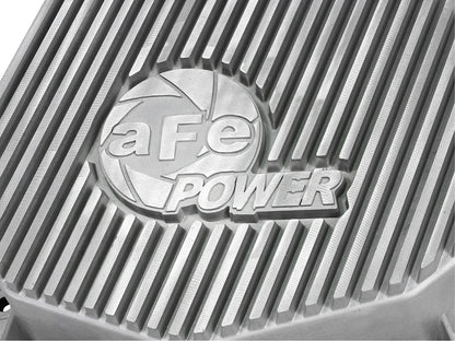 aFe Street Series Rear Differential Cover Raw w/ Machined Fins - Dodge/Ram 2003-2013 5.7L/5.9L