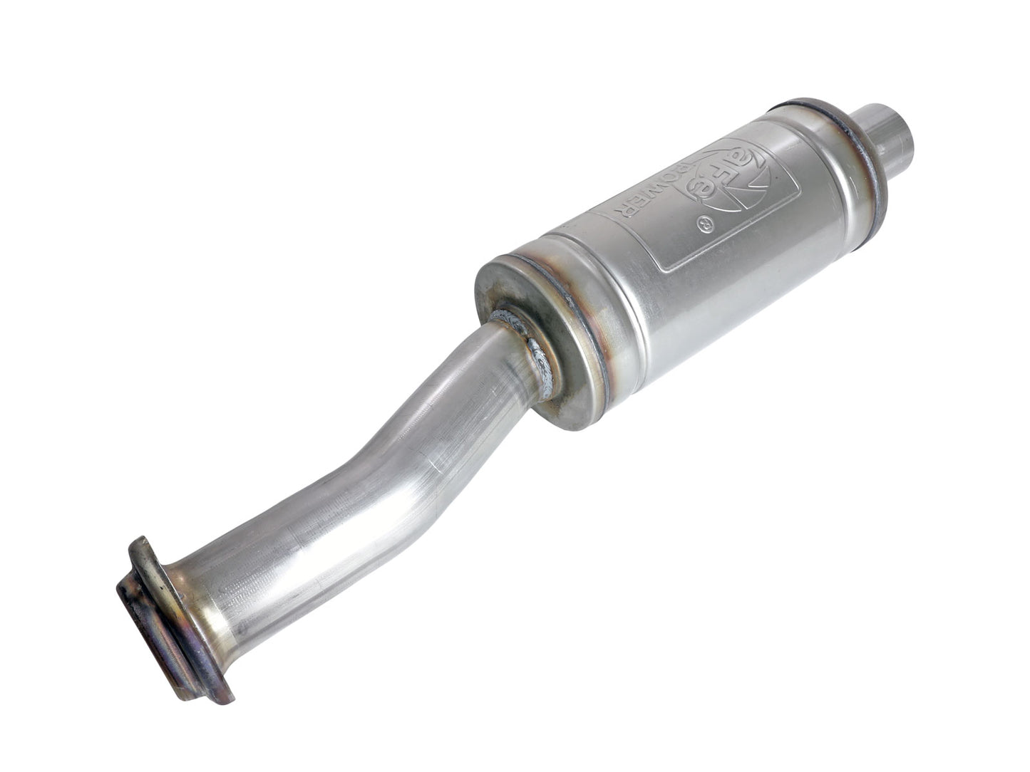 aFe Vulcan Series 409 Stainless Steel Resonator Upgrade Pipe - 49C43132