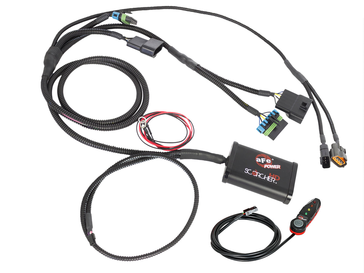 aFe SCORCHER HD Plug and Play Power Module with Remote - Ram 2013-2018 6.7L