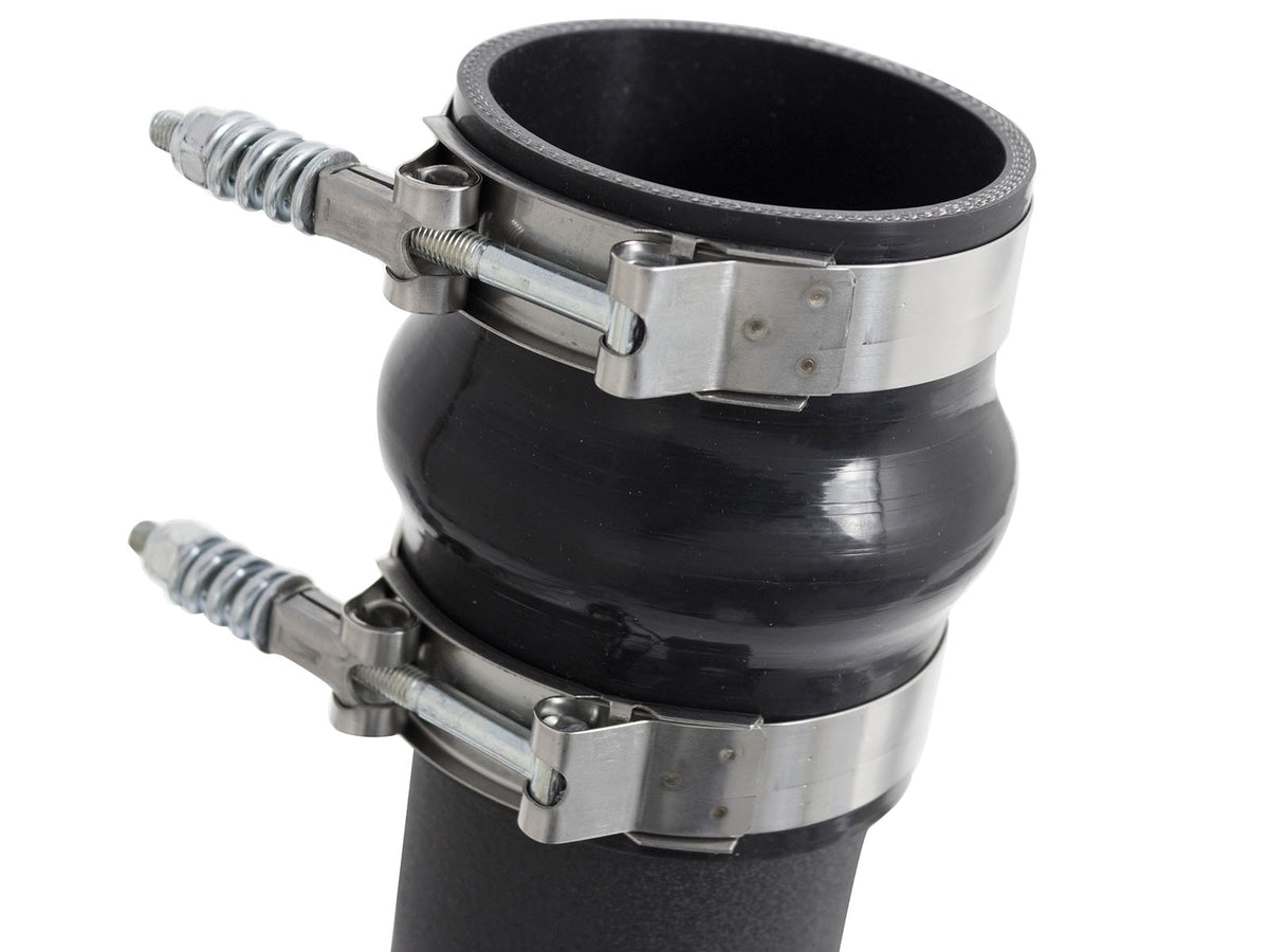 aFe BladeRunner 3 IN Aluminum Hot Charge Pipe Black - Dodge 2007-2009 6.7L