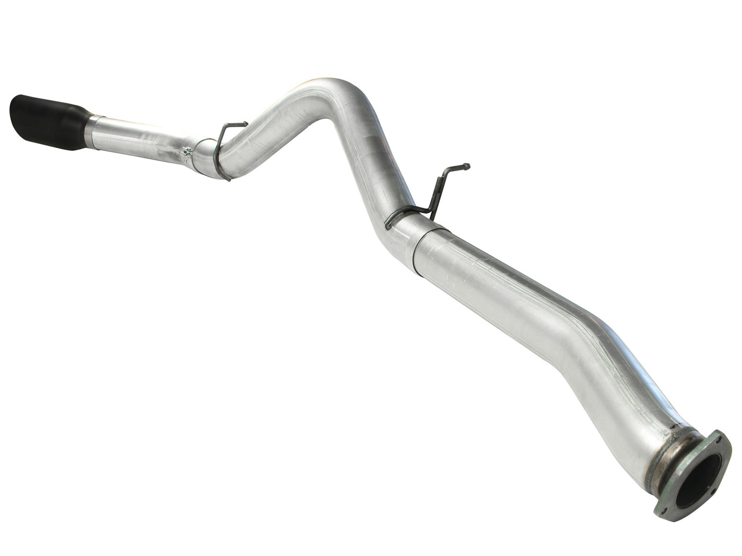 aFe ATLAS 5 IN Aluminized Steel DPF-Back Exhaust System w/Black Tip - Chevy/GMC 2007-2010 6.6L