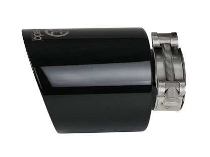 aFe Takeda 409 Stainless Steel Clamp-on Exhaust Tip Black - 49T25454-B07