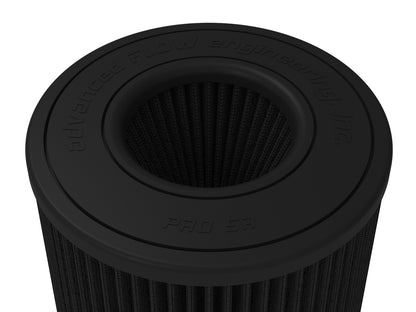 aFe Momentum Intake Replacement Air Filter w/ Black Pro 5R Media - Flange Inside Diameter 5.50 in, Base Diameter 8 in