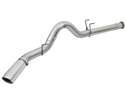 aFe ATLAS 5 IN Aluminized Steel DPF-Back Exhaust System w/Polished Tip - Ford 2017-2026 6.7L