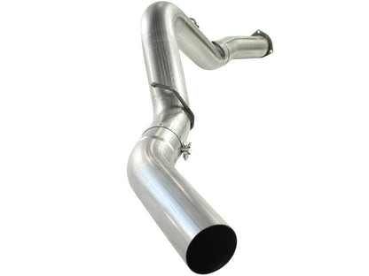 aFe Large Bore-HD 5 IN 409 Stainless Steel DPF-Back Exhaust System - Chevy/GMC 2007-2010 6.6L