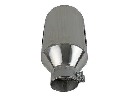 aFe MACH Force-Xp 304 Stainless Steel Clamp-on Exhaust Tip Polished - 49T40801-P15