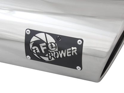 aFe MACH Force-Xp 304 Stainless Steel Clamp-on Exhaust Tip Polished - 49T40606-P15