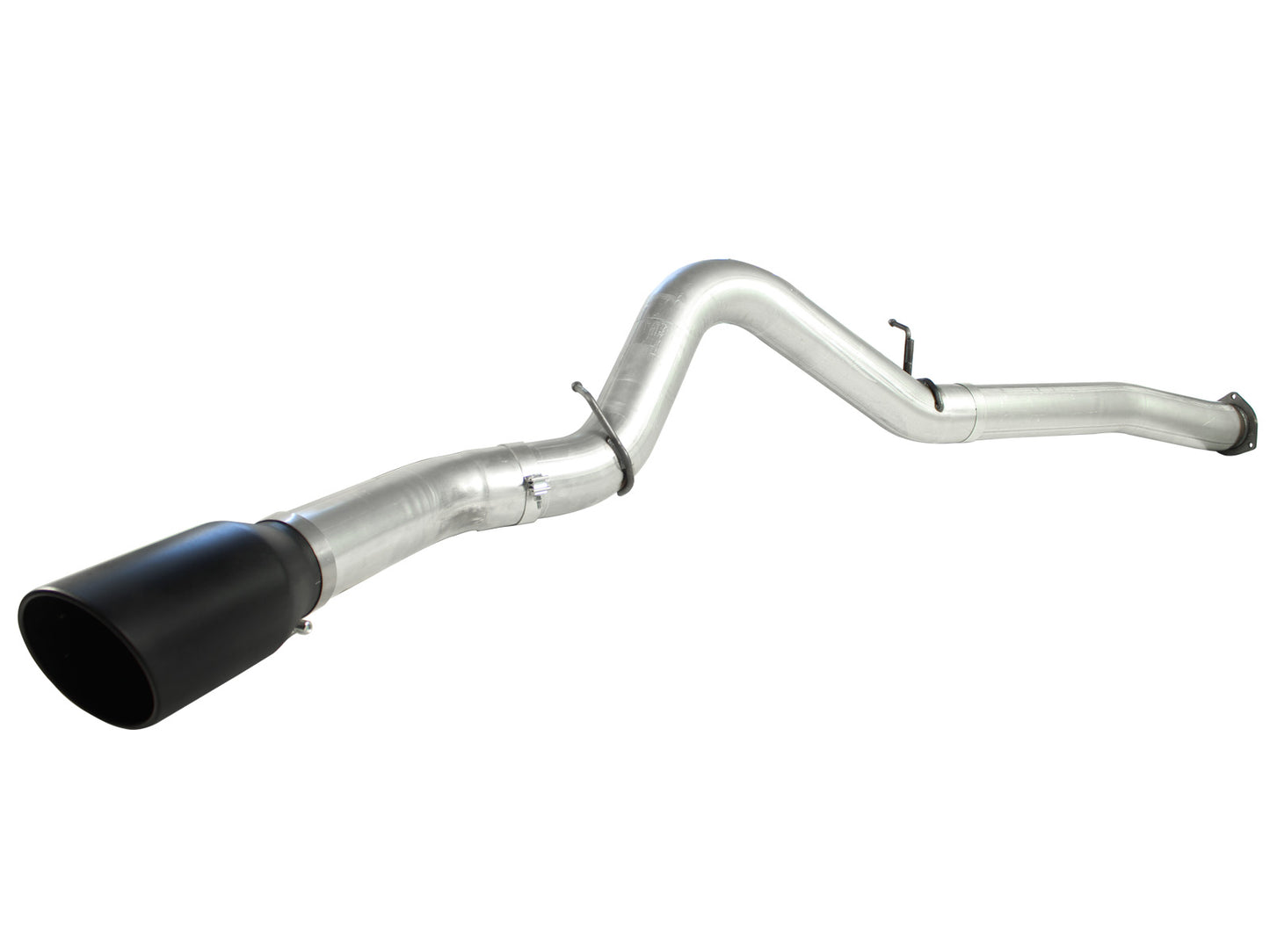 aFe ATLAS 5 IN Aluminized Steel DPF-Back Exhaust System w/Black Tip - Chevy/GMC 2007-2010 6.6L