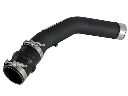 aFe BladeRunner 3 IN Aluminum Hot Charge Pipe Black - Ford 2017-2022 6.7L