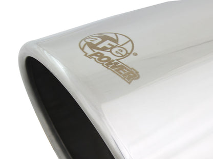 aFe MACH Force-Xp 304 Stainless Steel Clamp-on Exhaust Tip Polished - 49T40604-P09