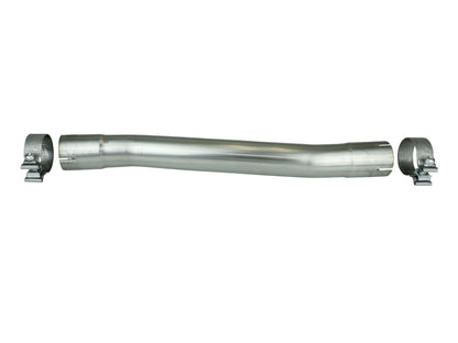 aFe MACH Force-Xp 2-1/2 IN 409 Stainless Steel Muffler Delete Pipe - Outlet Position Offset, Overall Length 24 in