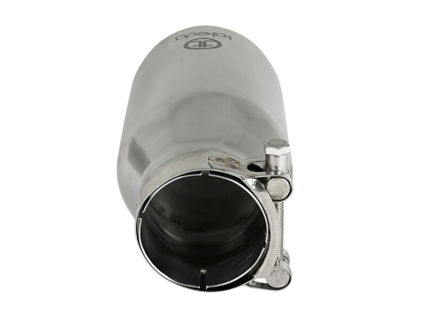 aFe Takeda 304 Stainless Steel Clamp-on Exhaust Tip Polished - 49T25404-P08