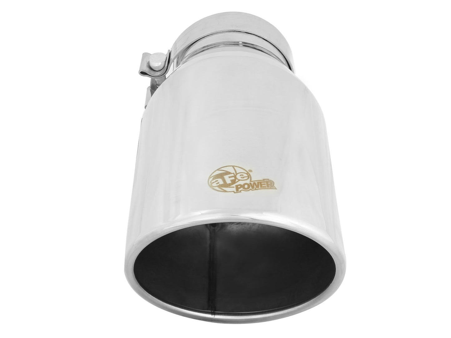 aFe MACH Force-Xp 304 Stainless Steel Clamp-on Exhaust Tip Polished - 49T40604-P12