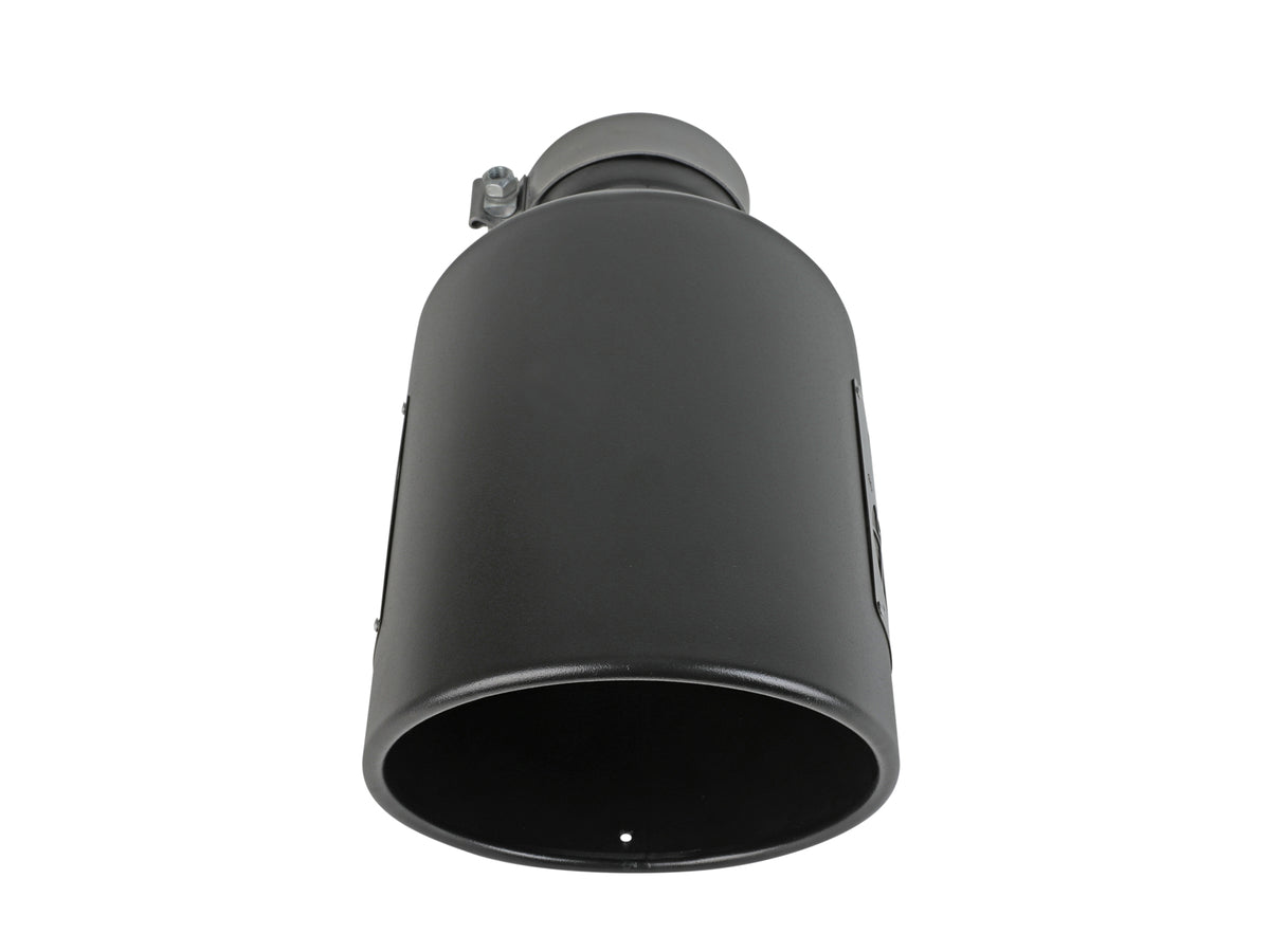 aFe MACH Force-Xp 409 Stainless Steel Clamp-on Exhaust Tip Black - 49T40801-B15